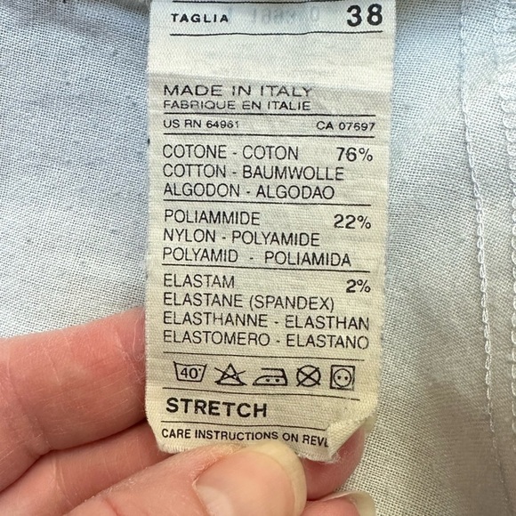 United Colors of Benetton Jean Skirt Vintage Made in Italy Size 38 US Size 8 - Picture 6 of 8